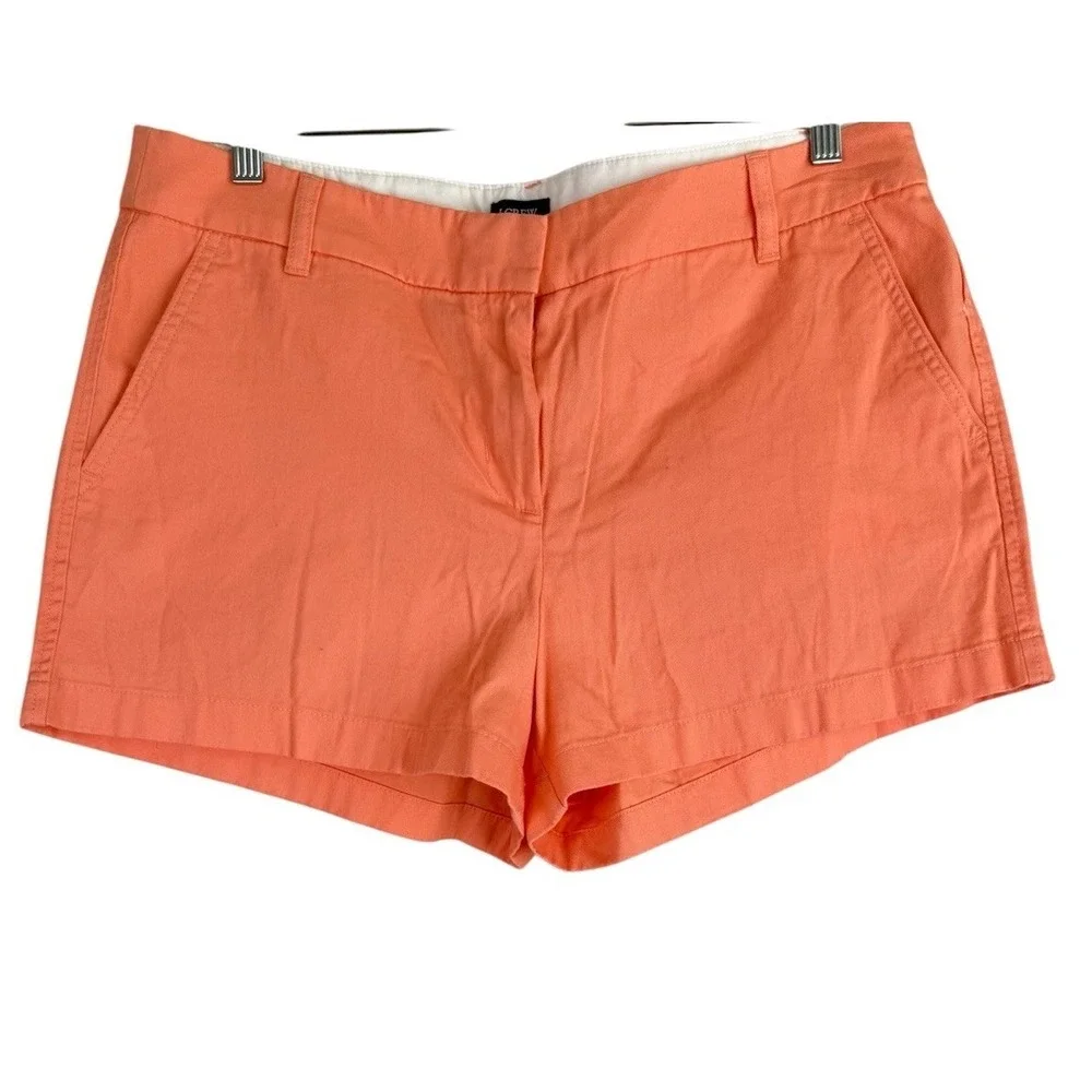 J.Crew Factory Women's Size 12 Classic Chino Orange 3.5